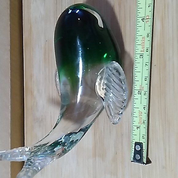 BEAUTIFUL HANDBLOWN GLASS DOPHIN - Picture 5 of 7